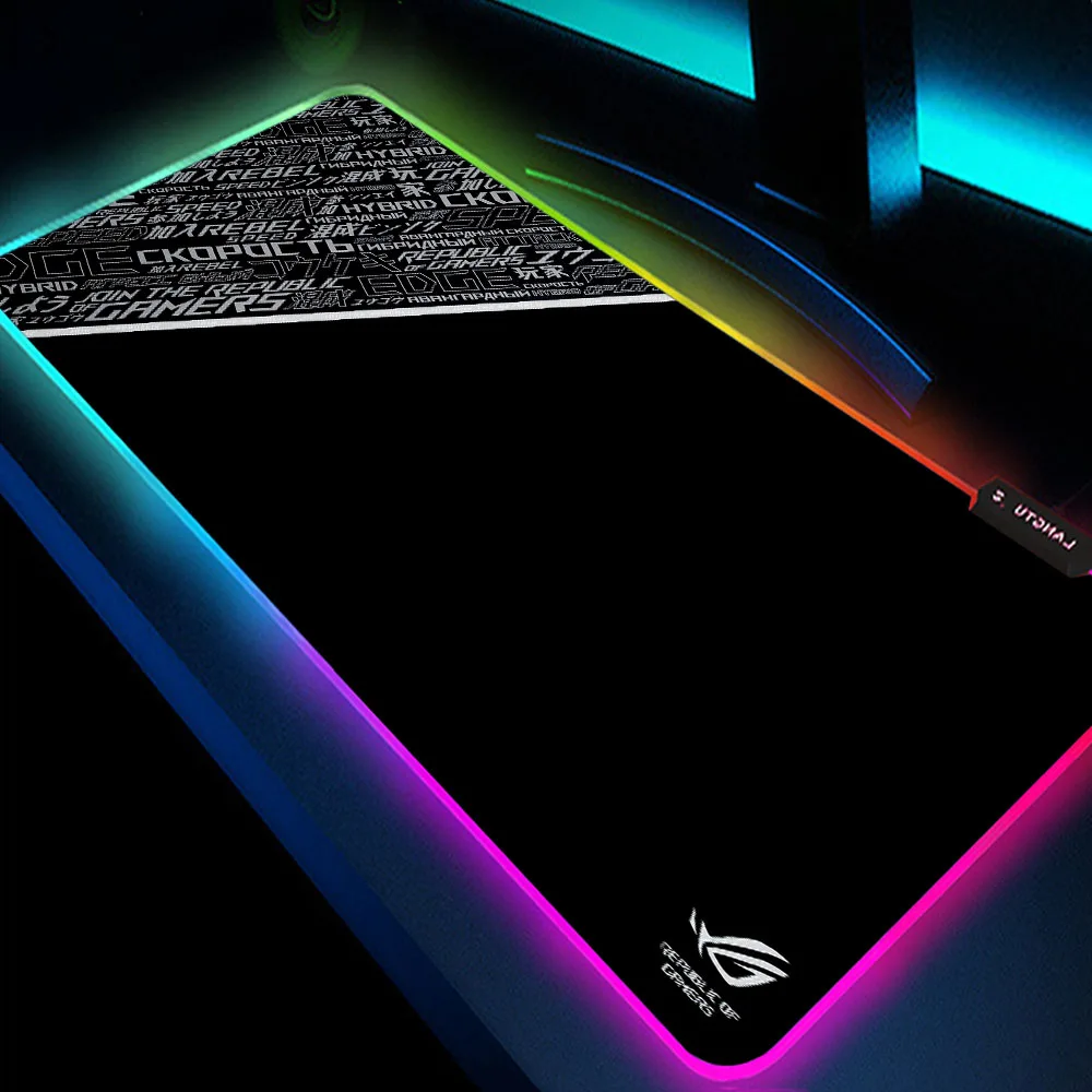 Коврик для мыши Asus Rog настольный геймерский коврик с Rgb подсветкой аксессуары игр