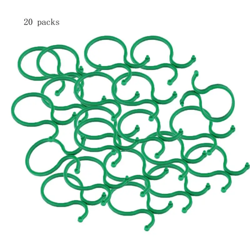 

20Pcs Botany-Stem Vine Strapping Clips Garden Plant Bundled Buckle Ring Tool Holder Tomato Flowers Fixed Suppor Accessories Tool