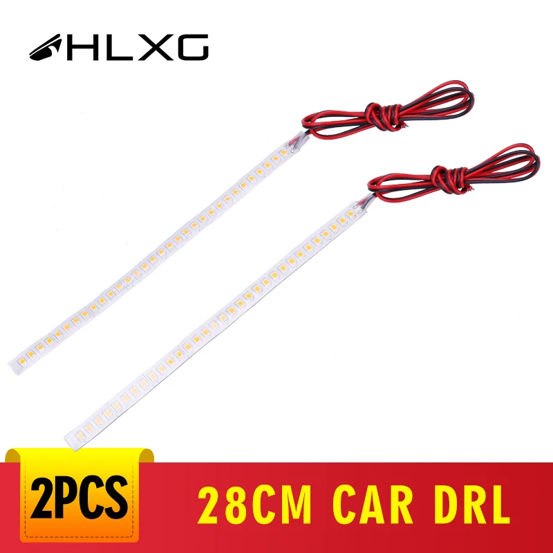 2 шт. зеркало заднего вида Модифицированная стримерная полоса Янтарный