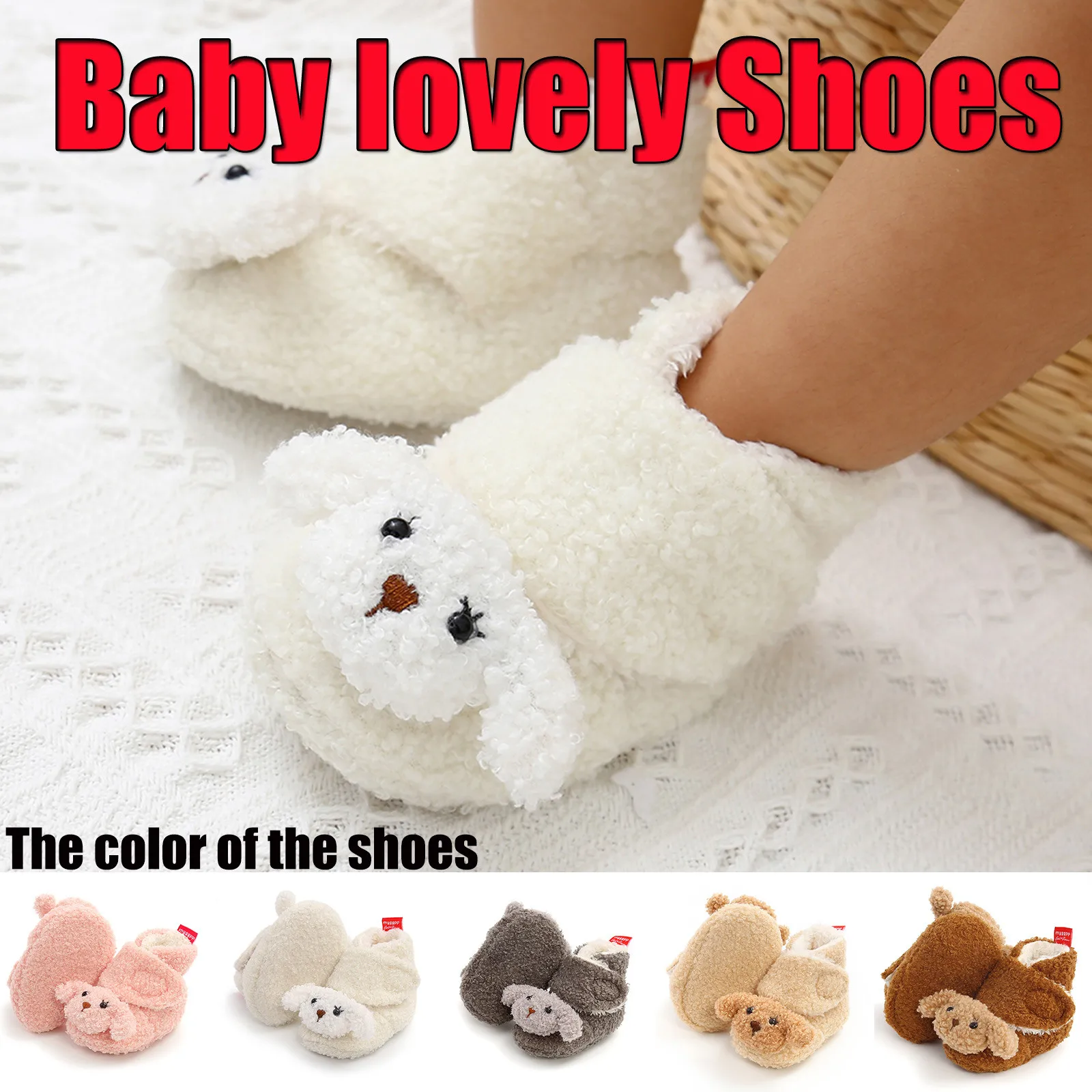 

Christmas cartoon print baby shoes baby girl indoor soft bottom toddler shoes princess baby shoes pantuflas 40*