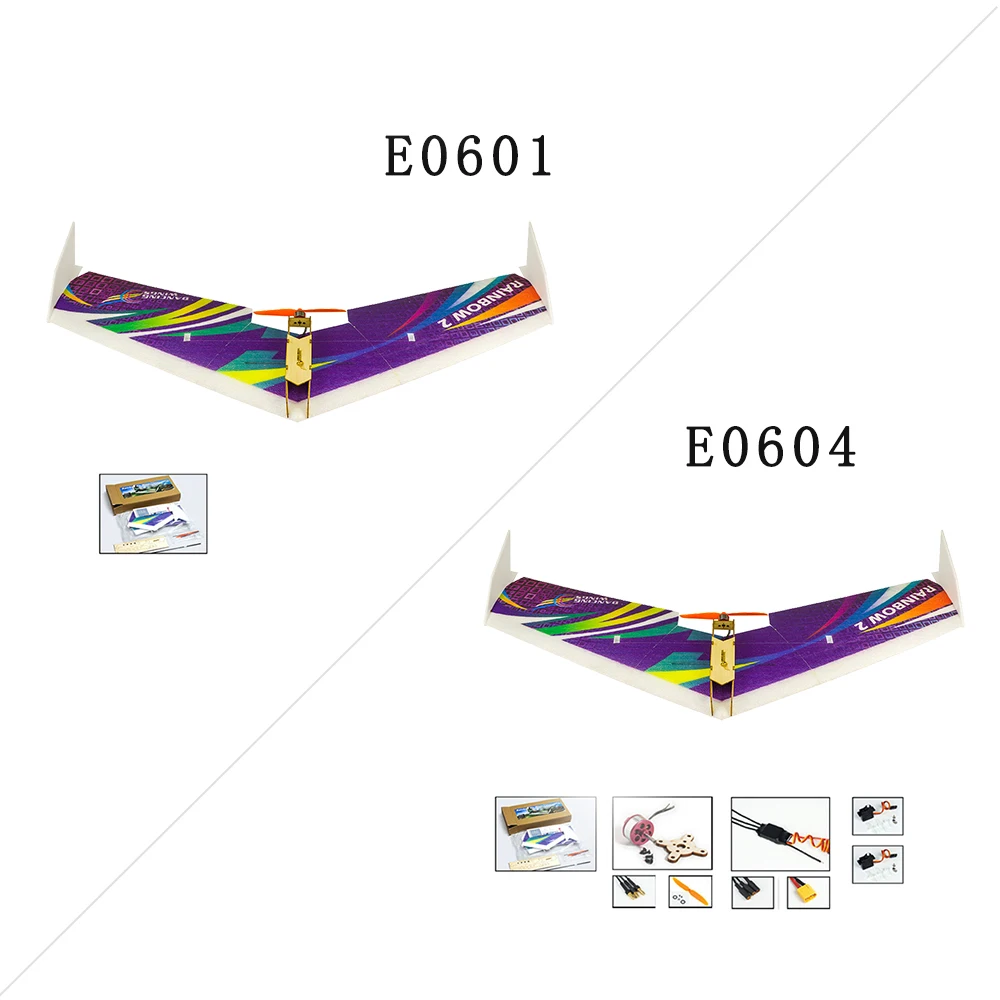 E0604 Rainbow II 1000 мм Комплект крыльев радиоуправляемый самолет дельта крыло хвост