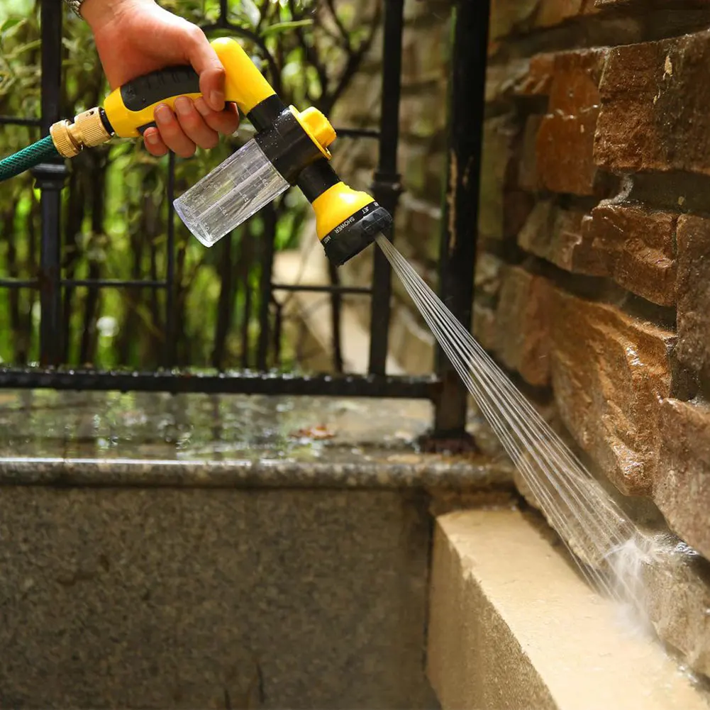 

New Garden Hose Spray Water Gun Hose Nozzle Car Wash Garden Watering Spray High Pressure Plant Sprinkler Irrigation Tool