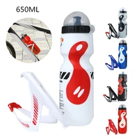 650ml mountain bike bicycle cycling water drink bottle leak proof mtb cycling kettle cupholder cage cup bottles holding shelf