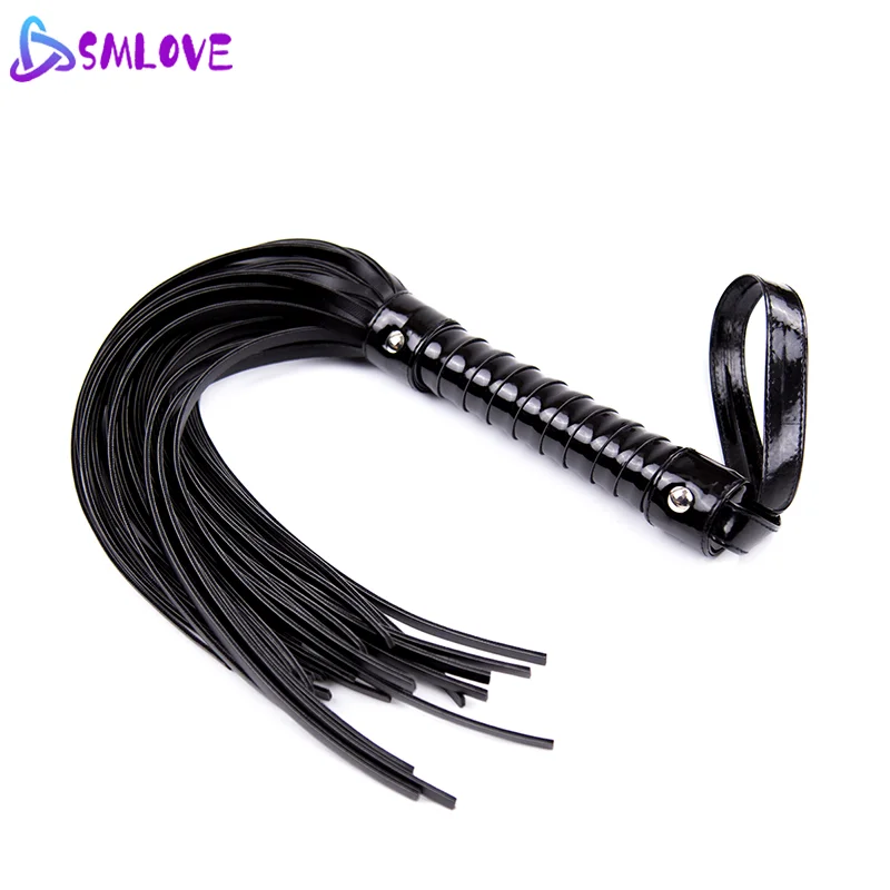 Женская кожаная плетка SMLOVE из черной кожи фетиш фетиш|Игры для взрослых| |