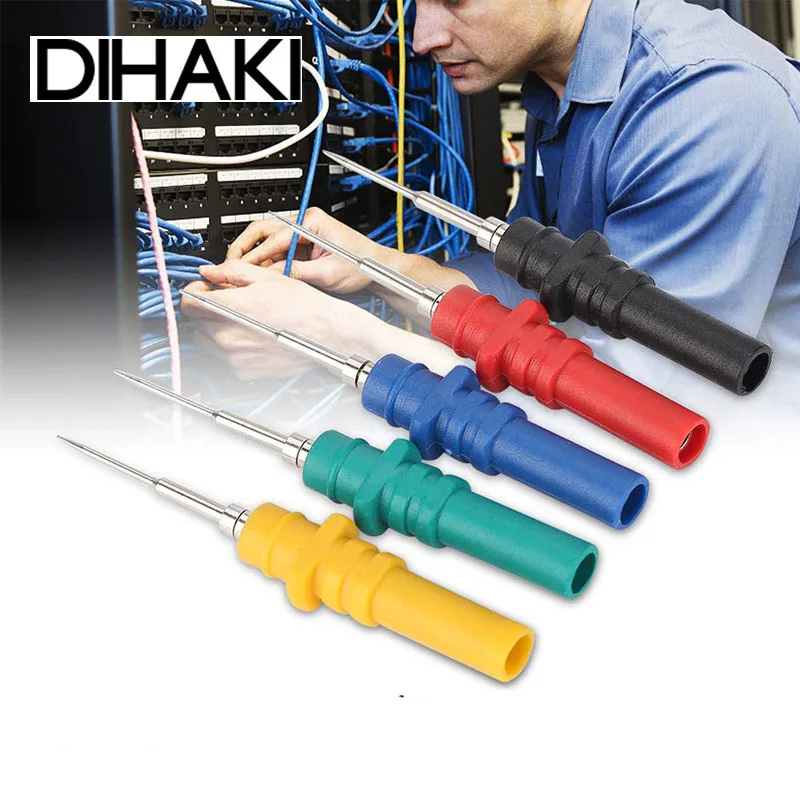 

5PCS/Pack Probe Pins With 20PCS Needles Automotive Diagnostic Test Accessories Handheld Oscilloscope Set Acupuncture Repair Tool