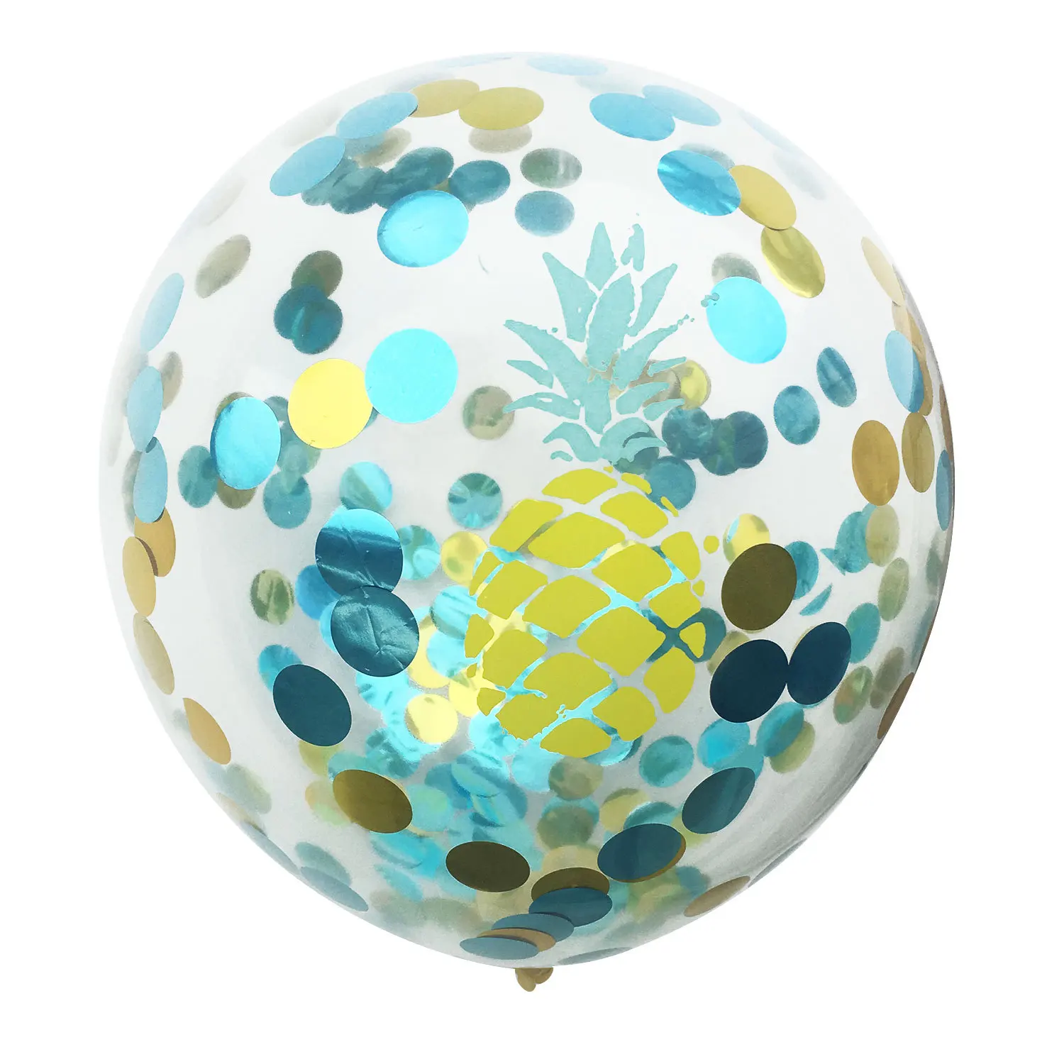 5 шт красочные фламинго кактус ананас конфетти воздушные шары тропический стиль