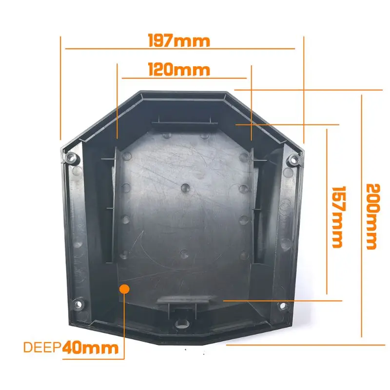 

Plastic Battery Case with Charging Port for DIY Electric Skateboard Longboard Electric car bottom cover plastic box 6S7S battery