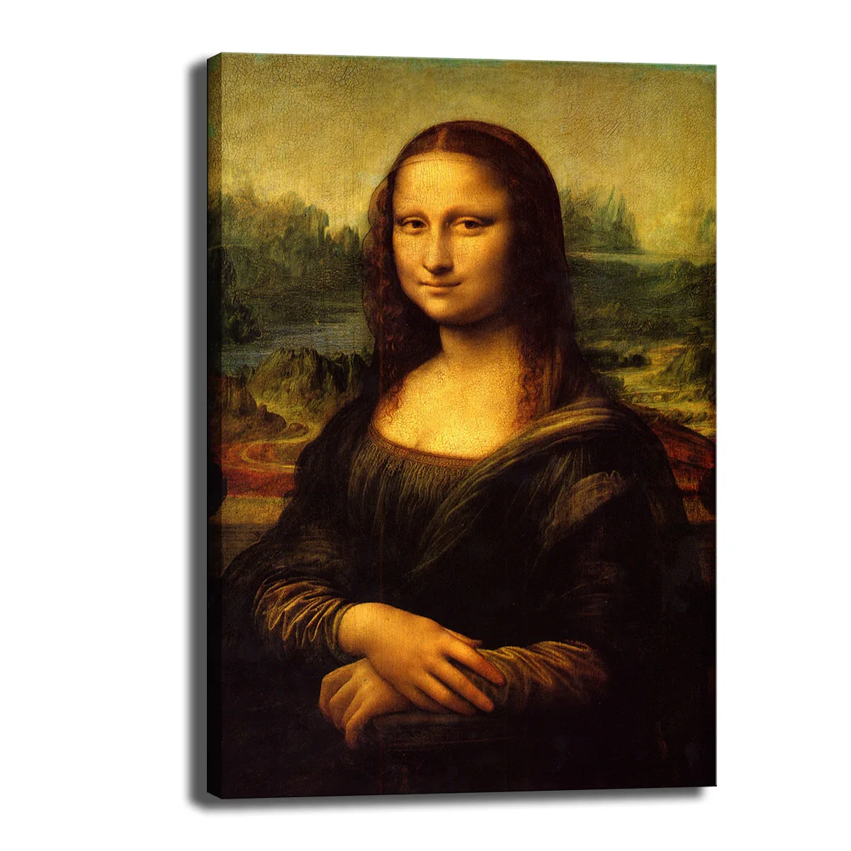 Настенный декор искусство Мона Лиза Картина маслом украшения дома Современная