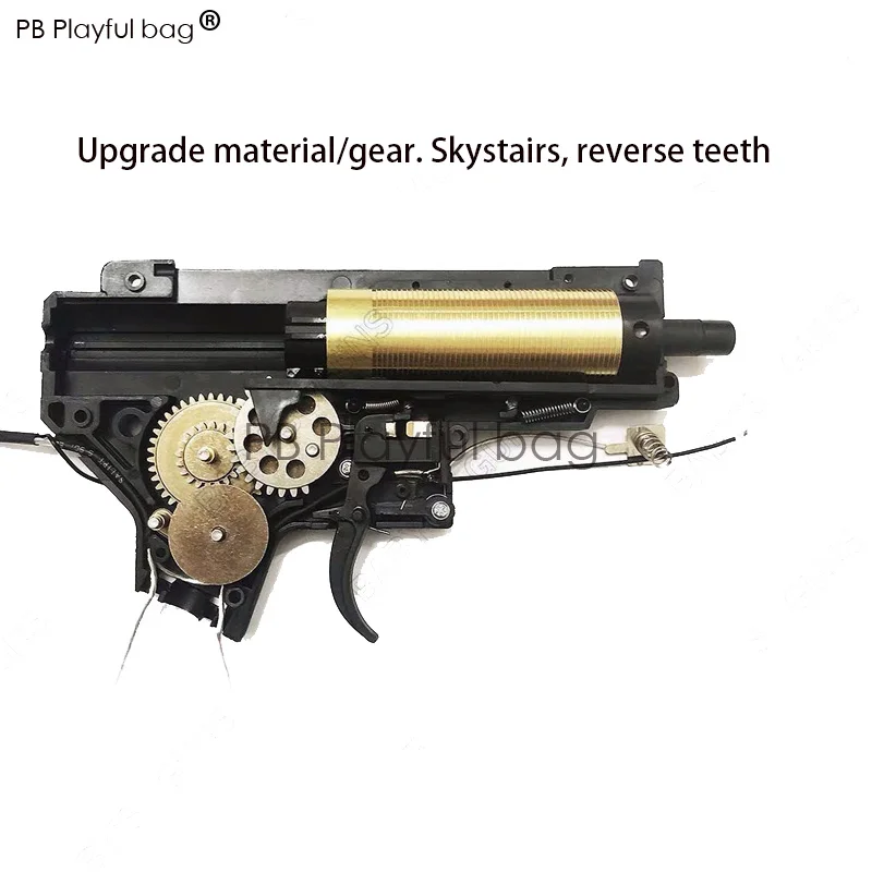 Открытый diy гель мяч пистолет игрушка HK416 корпус расширенное издание Модифицированная капроновая оболочка захватывающей волновой коробки 2,5 поколения LDT OD86 - Цвет: A   SET