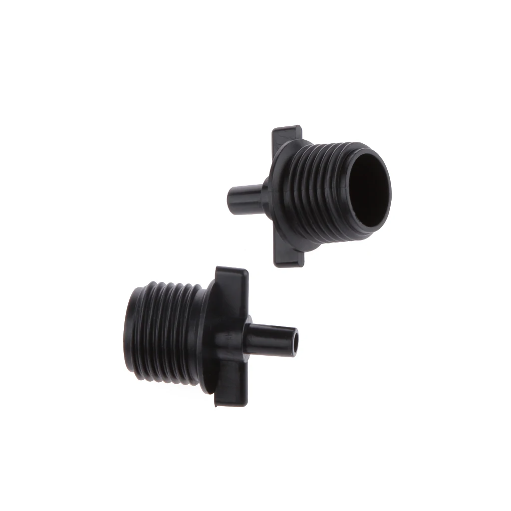 

20x 1/2 Inch Male 4mm Barb Fitting Irrigation Watering Connector 4/7mm Hose