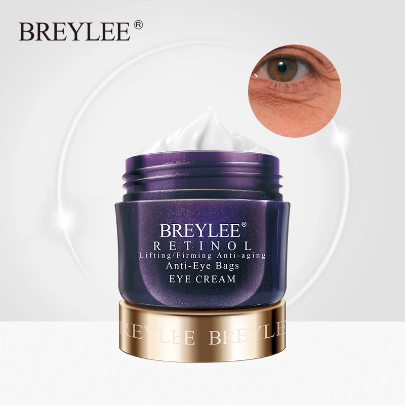 

BREYLEE Retinol Eye Cream Lifting Firming Anti-aging Anti Wrinkle Anti-Eye Bags Eyes Care Ageless Nourishing Whitening Serum