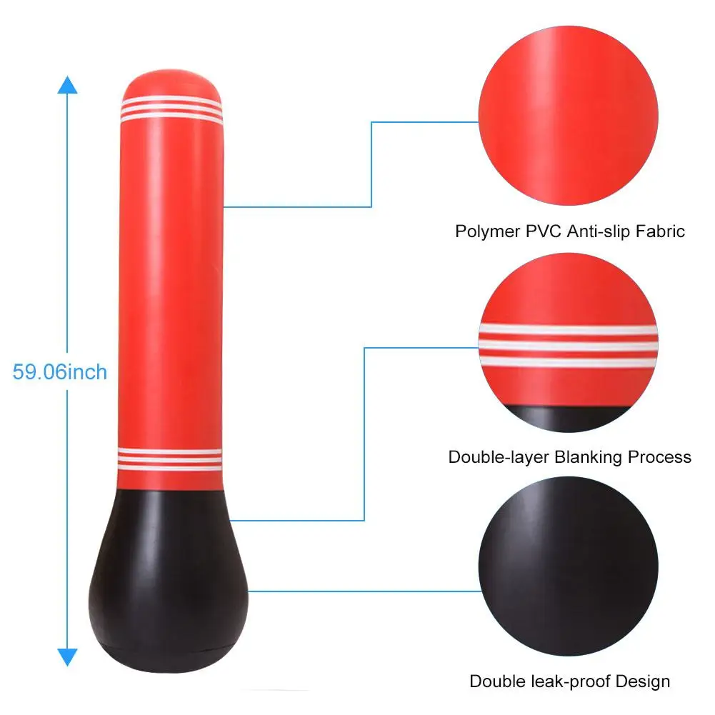 1 6 м надувная боксерская колонна для бодибилдинга мешок песка тренировок Muay Thai