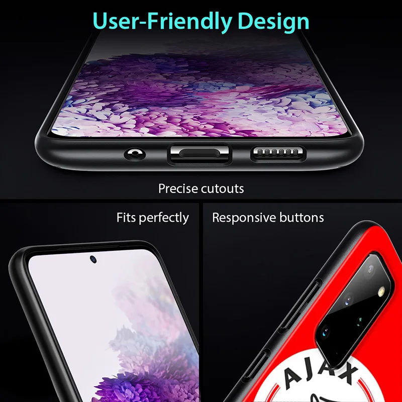 

Ajax Team for Samsung Galaxy A12 S20 FE Plus Ultra Note 10 Lite A91 A71 A51 A42 A21S 5G Phone Case