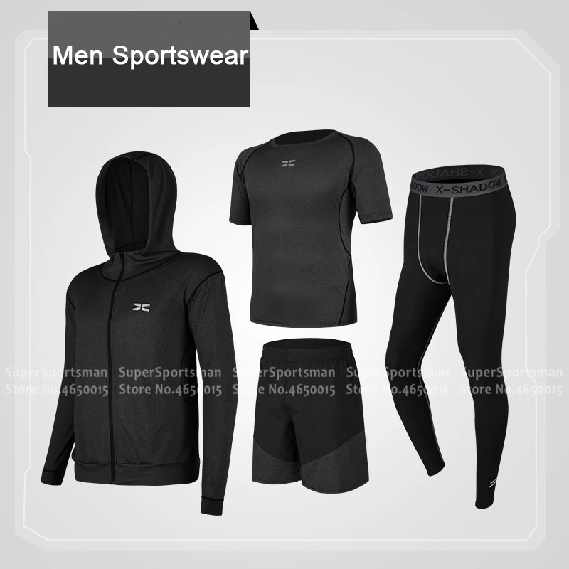 Мужские спортивные тренировочные костюмы леггинсы мужские шорты для фитнеса