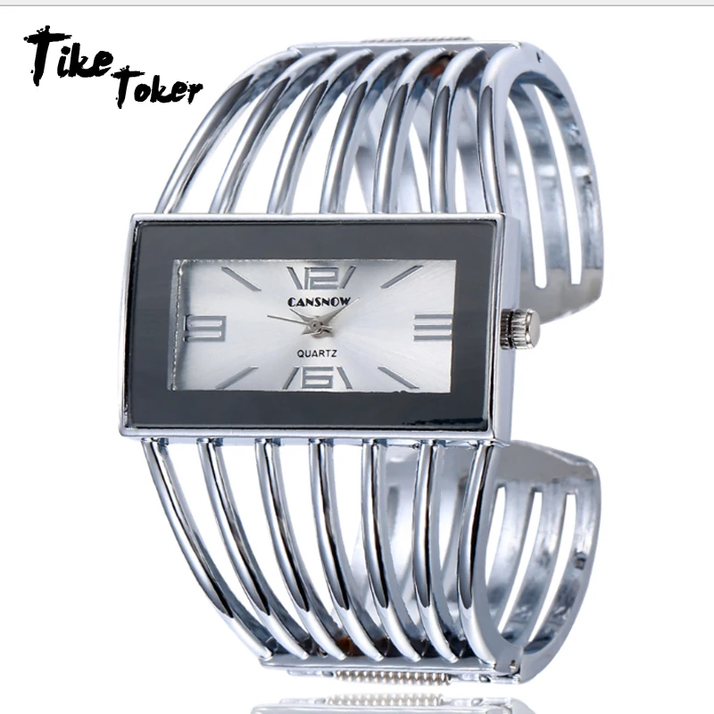 

TIKE TOKER Women Bracelet Watches Luxury Fashion Alloy Quartz Watch Qualities Simple Ladies Wristwatches Female Chain Clock
