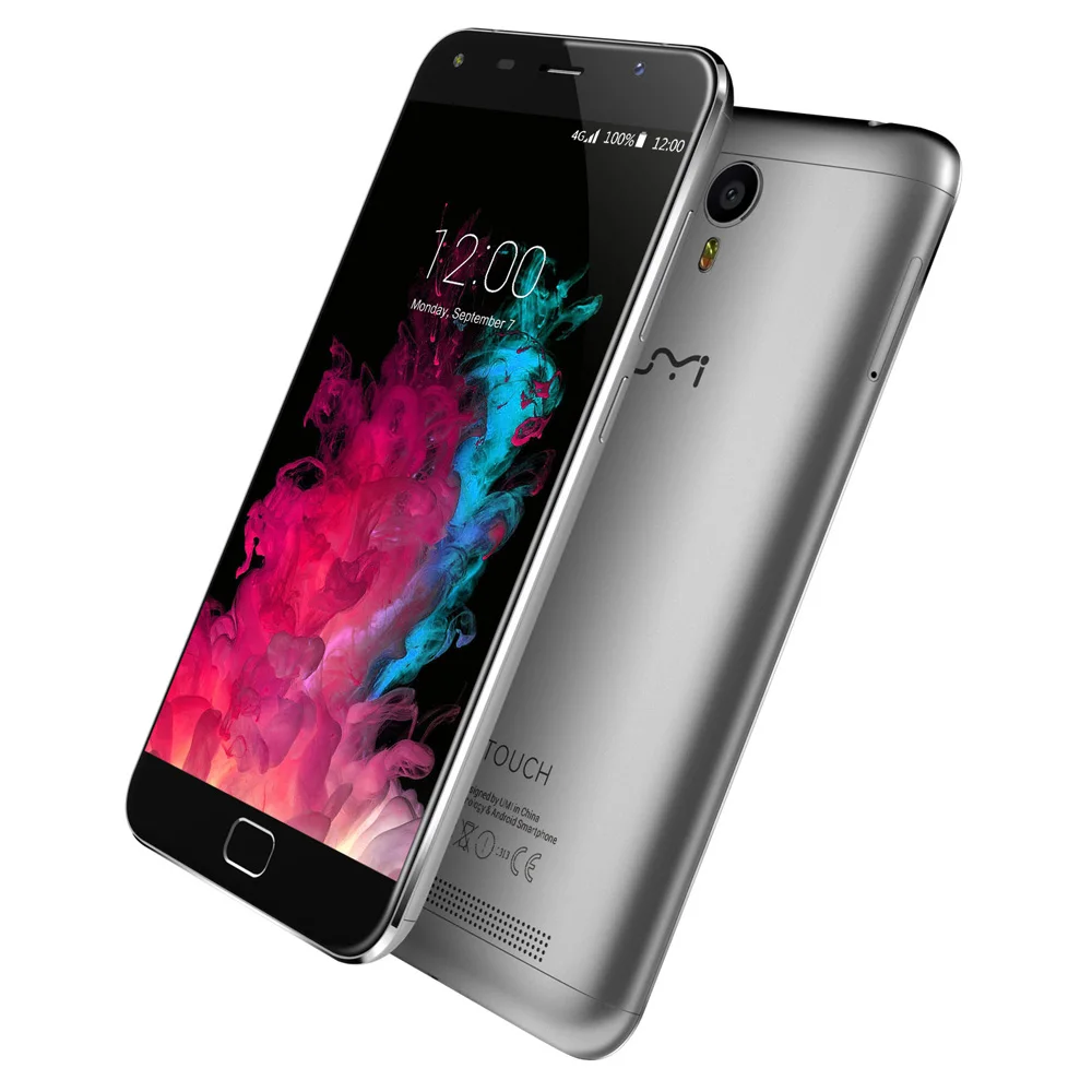 UMIDIGI сенсорный 4G смартфон 5," 2.5D 1920*1080 Android 6 3 Гб 16 Гб 5 Мп+ 13 МП Две камеры отпечатков пальцев OTG двухчастотный WiFi