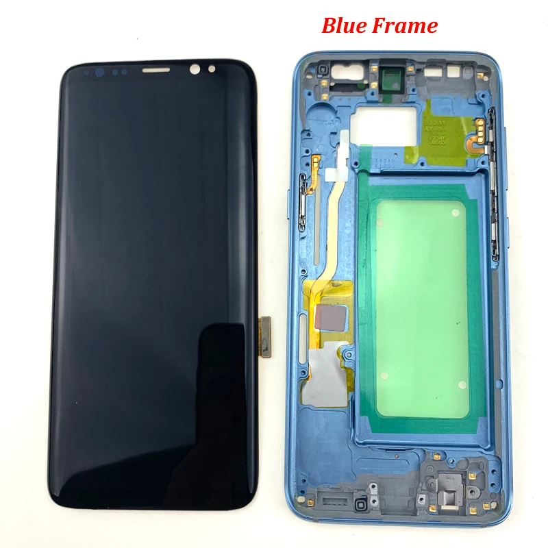 Оригинальный ЖК экран для Samsung S8 Plus G950F G955F дисплей Galaxy комплект сенсорного экрана
