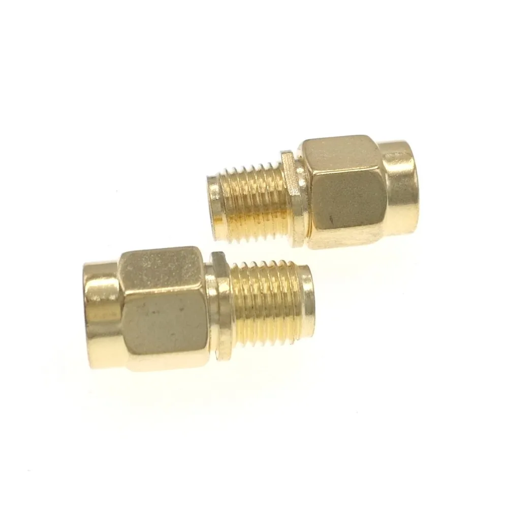 Адаптер Внешний штекер гнездо SMA разъем прямой позолоченный|connector sma|connector hoseconnector