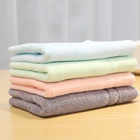 anti mite absorb water strongly easy to dry natural latex high absorbent face towel thick cotton solid bath towel