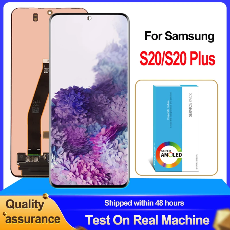 Оригинальный динамический AMOLED-дисплей для Samsung Galaxy S20 G980 G980F Plus G985 G985F G986 G986F