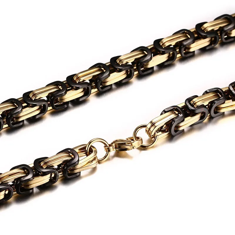 

Titanium Steel Biker Bicycle Chain Jewelry Sets For Women Men Motorcycle Chain Necklace Bracelet Sets