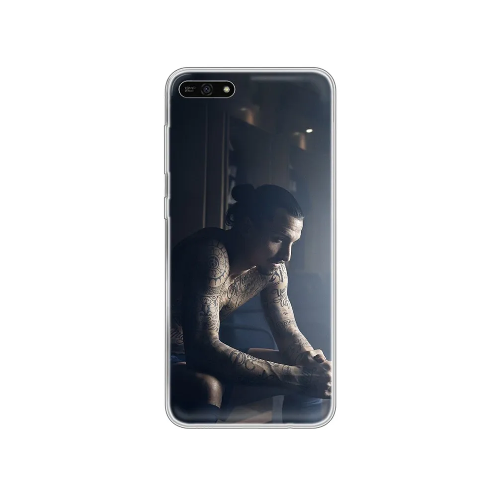 Zlatan ibrahimotor роскошный бампер для футбола прозрачный чехол телефона HUAWEI honor mate 7A 8S 8X