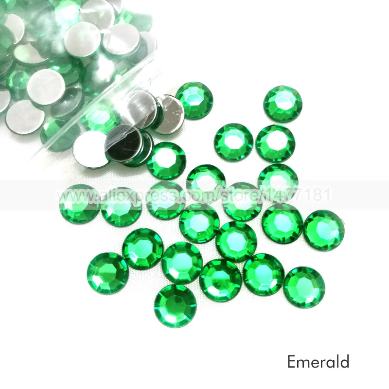 100 шт. 10 мм акриловые стразы высококачественные Круглые бриллианты искусственные