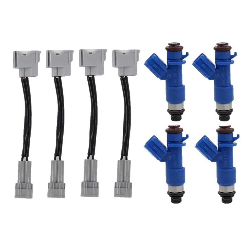 

4x Fuel Injector Fits For Honda Civic Acura RDX RSX K20 K24 B16 16450 RWC A01 16450RWCA01 16450-RWC-A01