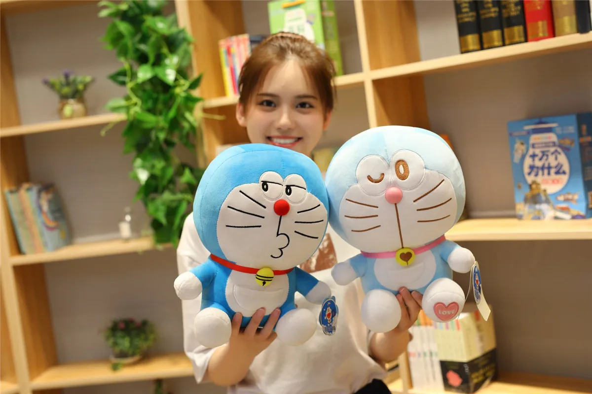 ; аниме «23/48 см стенд Doraemon плюшевые игрушки большиекошки Куклы Мягкие Животные Подушка Детские игрушки для детей, подарки фигурка Doraemon