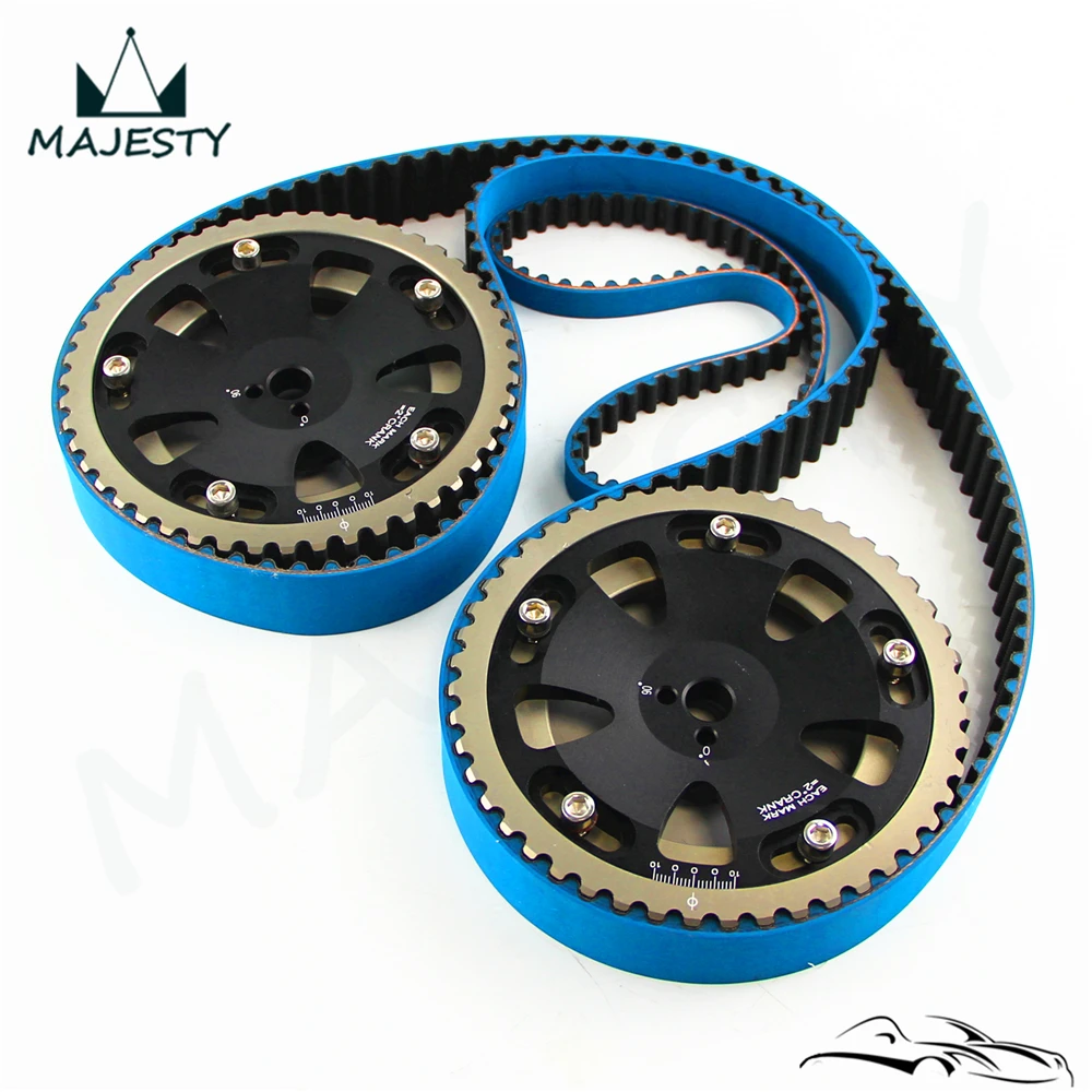 Ремень ГРМ + Balance Cam Gear подходит для EVO 1-9 Eclipse DSM 4G63 92-06 черный |