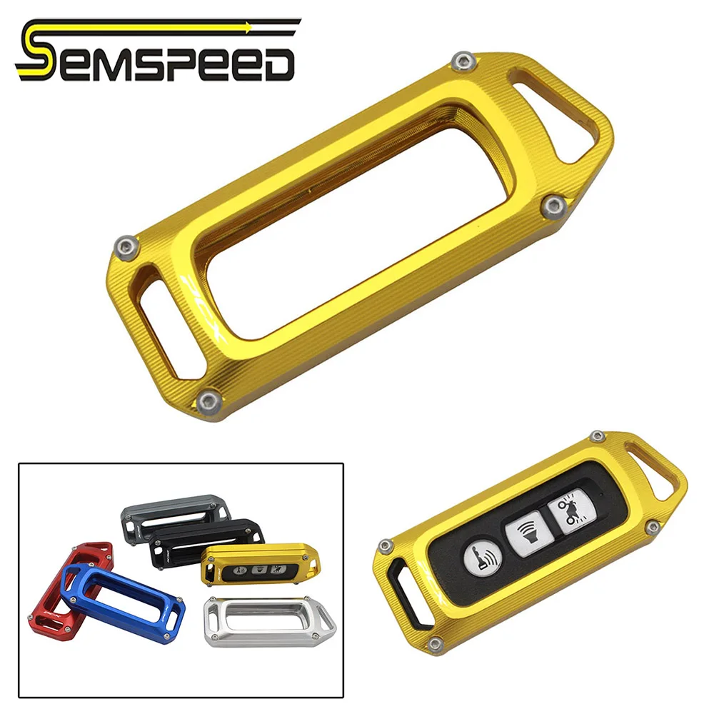 

SEMSPEED 2020 New For HONDA PCX 125 PCX125 PCX 150 PCX150 2016-2020 CNC Key Case Cap Shell Bag Colorful Personality Key Cover