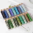 3-5 мм Бутылка из натурального хрустального стекла для желаний, домашний декор, лечебный камень, минеральный гравий, бутылка для удачи и дрифтинга, украшение, подарки