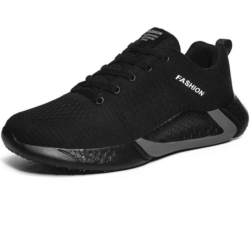 Мягкие мужские кроссовки на толстой подошве Нескользящие дышащие спортивные