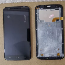 For Doogee Valencia 2 Y100 Plus LCD Display+Touch Screen Digitizer Assembly with Frame Mobile Phone Replacement Parts