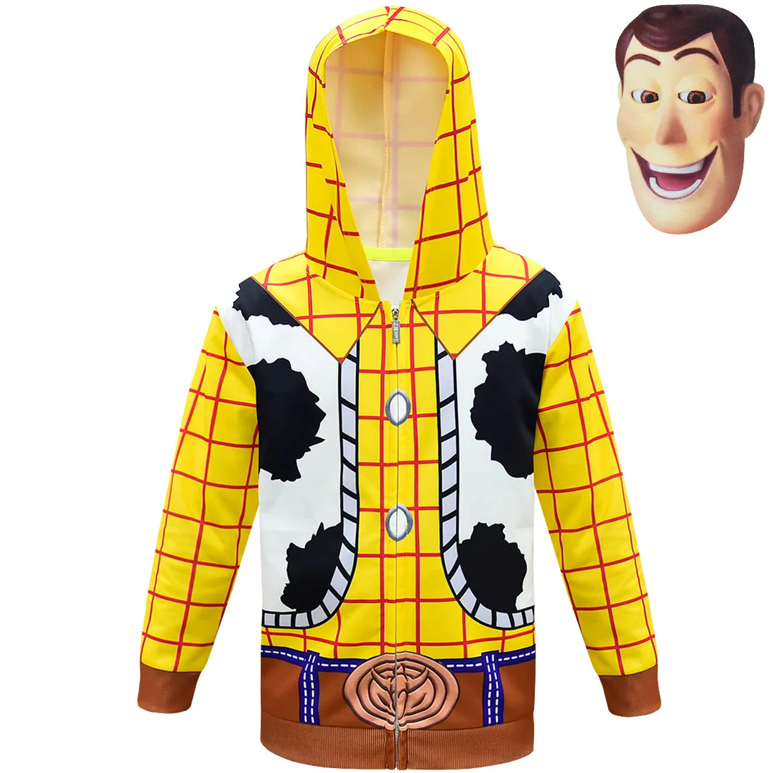 s0515-0947 Toy Story/Детские толстовки с капюшоном для девочек; свитер с капюшоном; одежда с героями мультфильмов Базз Лайтер Вуди; Детские Новорожденные толстовки; толстовки - Цвет: s0515-0947