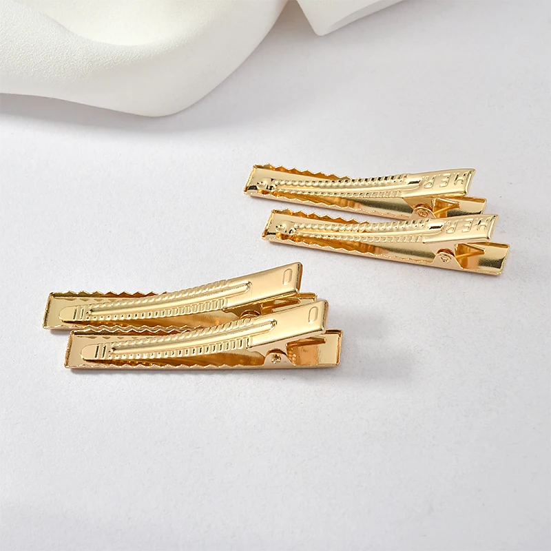 10 шт. зажимы для волос под крокодиловую кожу 55/60 мм|Ювелирная фурнитура и