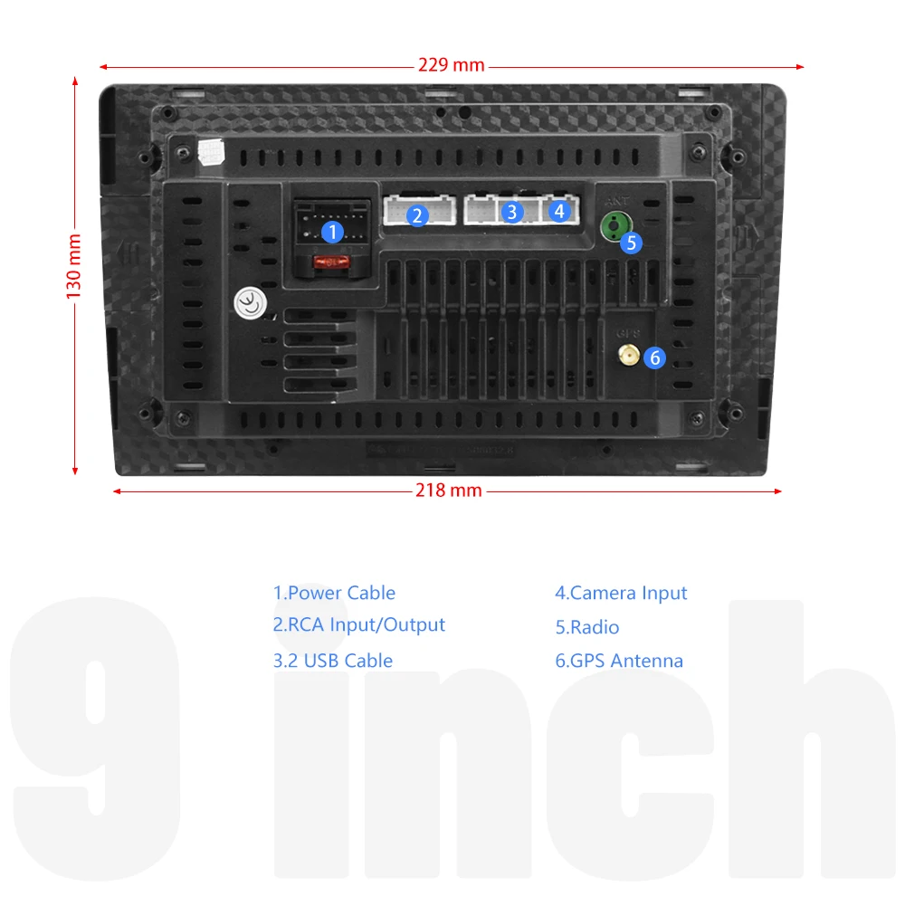Автомагнитола Hikity универсальный мультимедийный плеер на Android с 9 &quotэкраном GPS