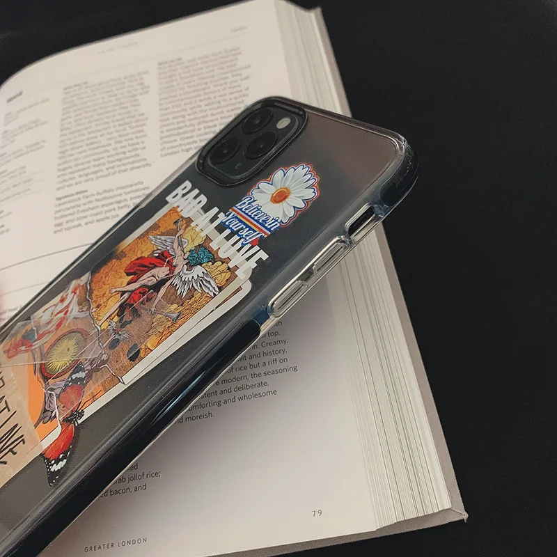 

Graffiti Letter Case For iPhone 12 11 11Pro Max SE 2020 X XR XS Max 7 8 Plus Phone Case Soft Silicone Back Cover