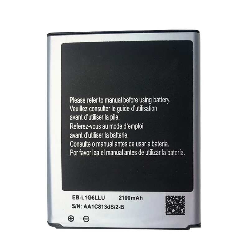 

1pc 2100mAh Replacement battery EB-L1G6LLU compatible for SAMSUNG GALAXY S3