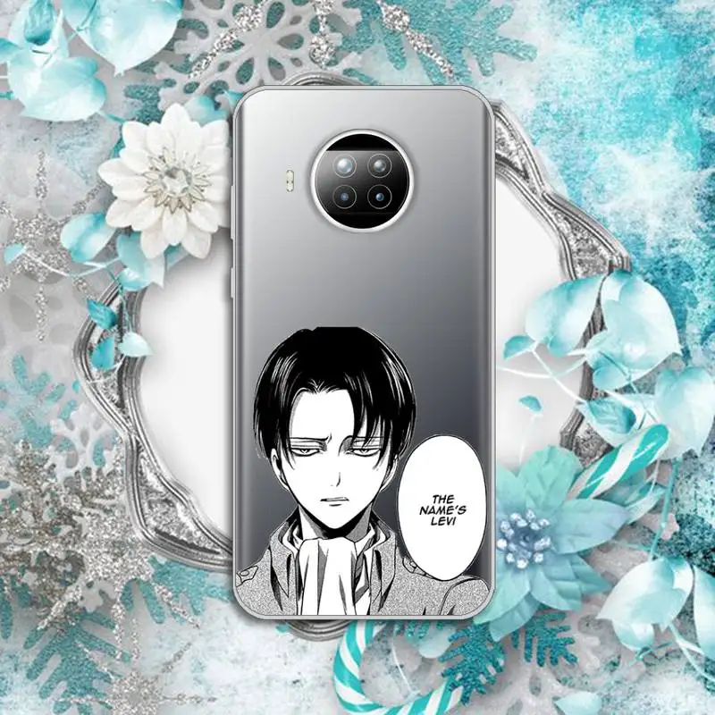 

attack on titan anime High-quality luxury High quality luxury Phone Case Transparent for Xiaomi Redmi note 10 t 8 9 pro lite 11