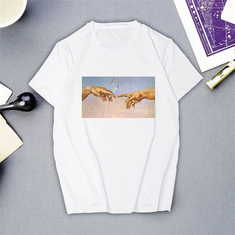 Женская новая футболка фигура женщины леденец печать Эстетическая одежда