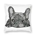 Панель в форме французского бульдога щенок собака подушка для влюбленных крышка домашний декор чехол для подушки для дома двухсторонняя печать Винтаж