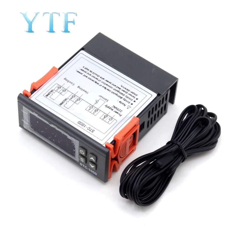 STC-1000 Температура контроллер STC 1000 термостат Аквариум NTC Сенсор 220V | Компьютеры и