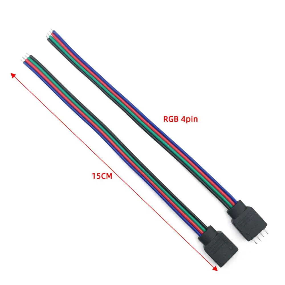 5 пар 4Pin RGB 5PIN коннектор RGBW линейный адаптер контактный тип вставки