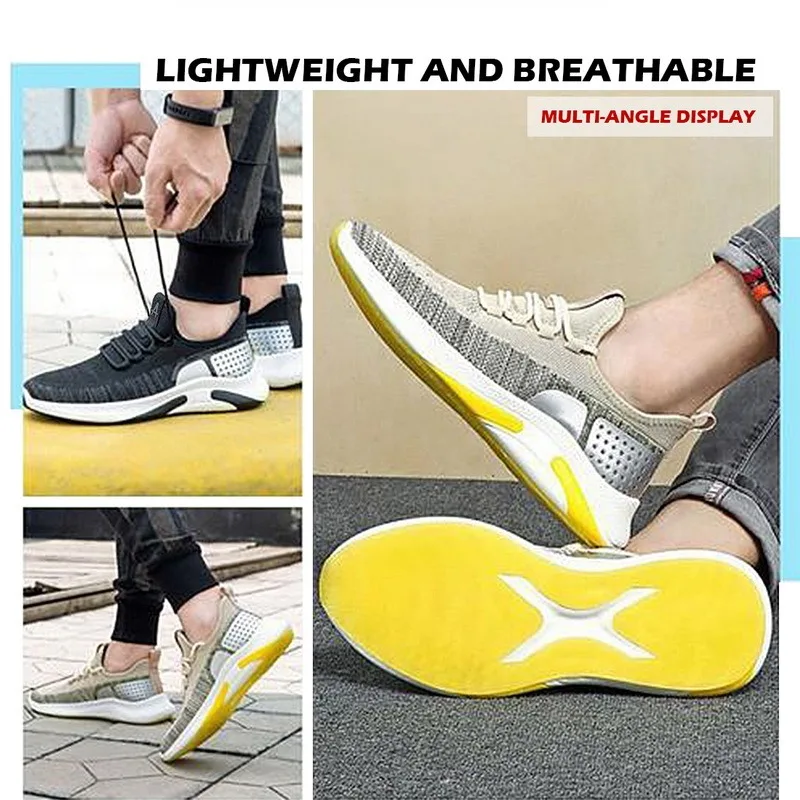 

Litthing 2021 Men's Ccasual Shoes New Large Size Sneakers Sports Fashion Outdoor Summer Light Breathable Mesh Running Shoes