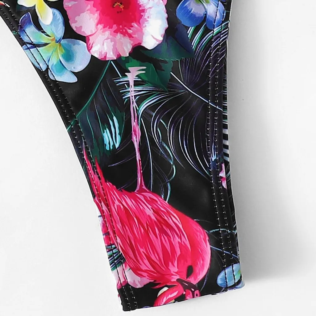 Женский комплект бикини 2021 топ купальник с пуш ап подкладкой низом и завышенной