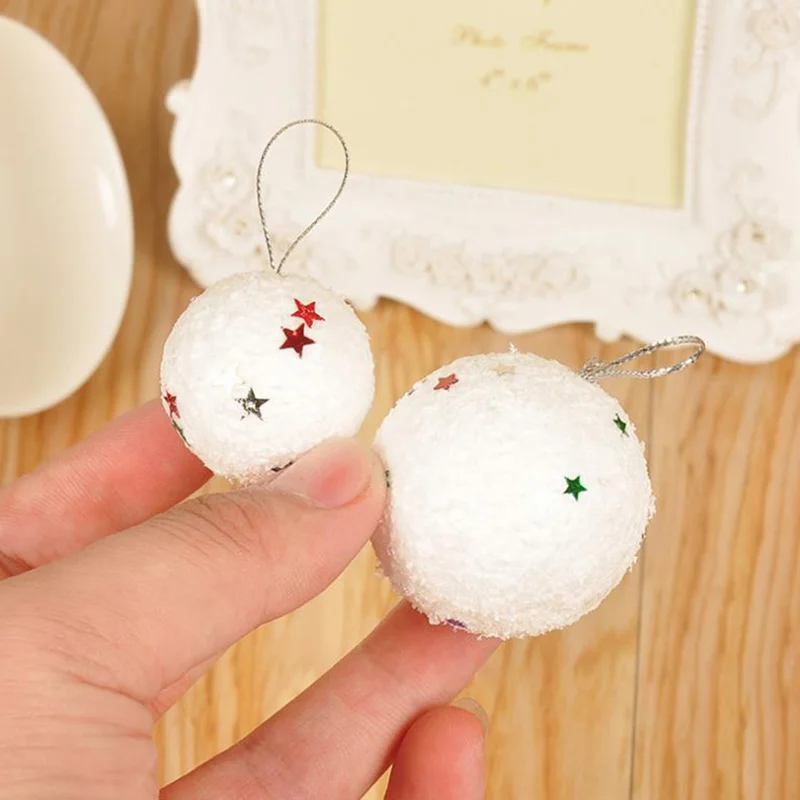 4/5 см DIY пены мяч украшение поставки 6 шт. рождественские украшения вечерние