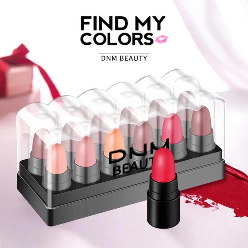 

NICEFACE Lip Gloss 12 Colors Nude Matte Liquid Lipstick Mate Waterproof Long Lasting Moisturizing Lipgloss Makeup Cosmetics