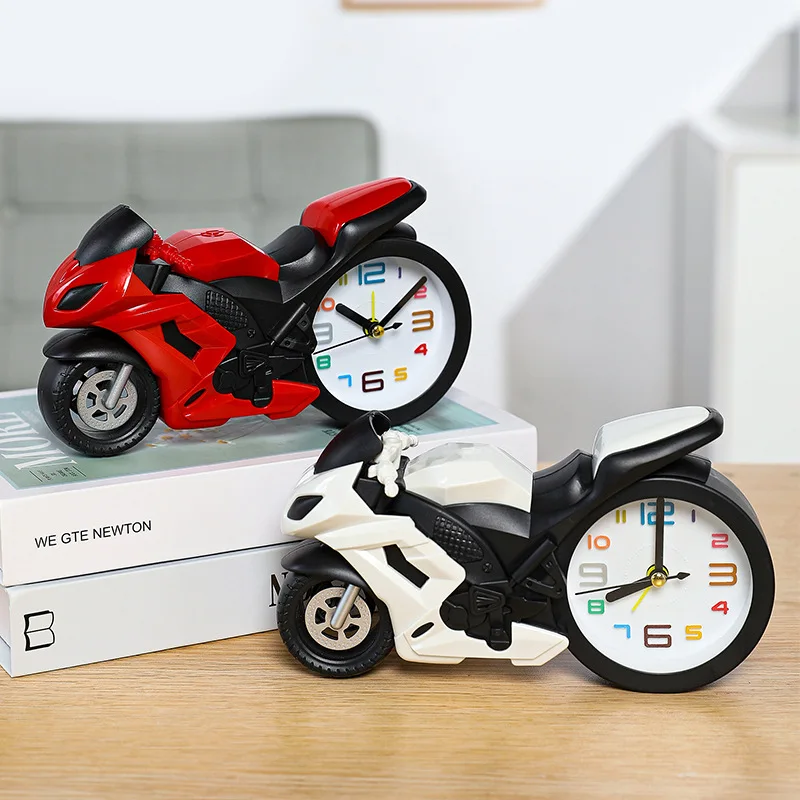 

Multi-color Racing Model Alarm Clocks Office Desk Decoration Crafts Ornaments Decorate Home Kawaii Accessories