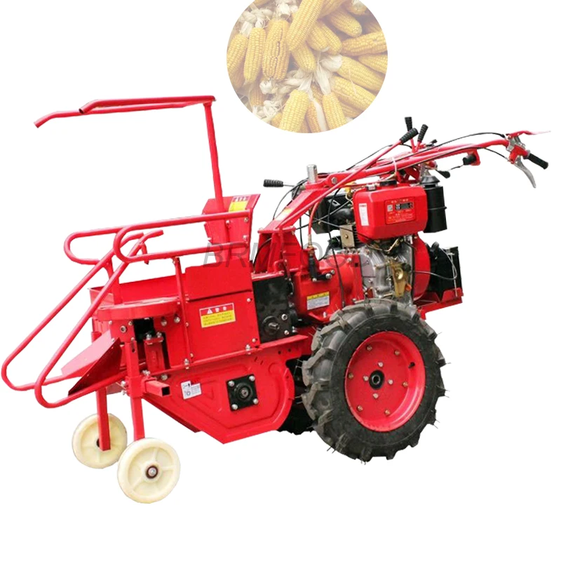 

Small Scale Combine Agriculture Home Use Maize Harvester Small Single Row Corn Small Corn Harvester